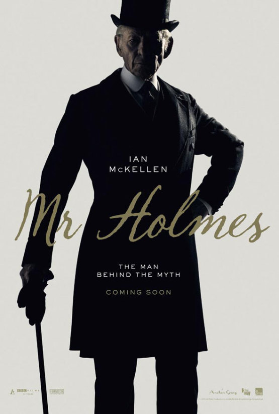 Ian McKellen op veelbelovende nieuwe poster 'Mr. Holmes'