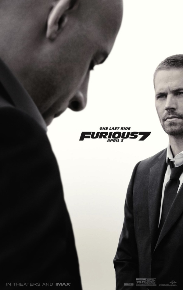 Vin Diesel en Paul Walker op nieuwe poster 'Furious 7'