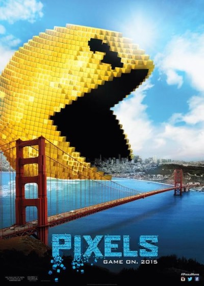 Eerste posters 'Pixels' tonen Pacman, Space Invaders, Centipede, Donkey Kong en Galaga