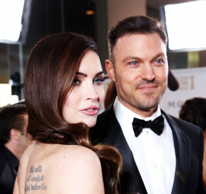 Megan Fox en Brian Austin Green aangereden