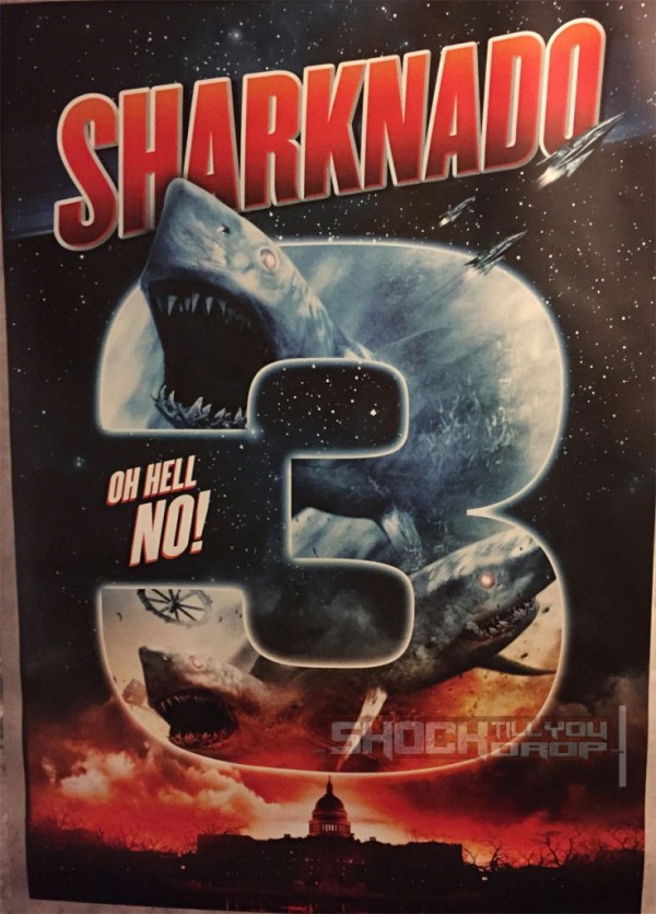 'Sharknado 3' poster bevat ruimteschepen