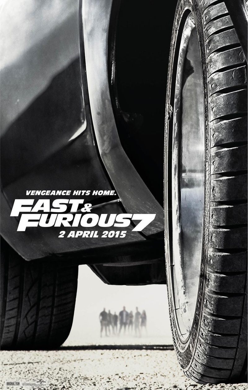 Nieuwe posters: 'Furious 7' heet gewoon 'Fast & Furious 7'