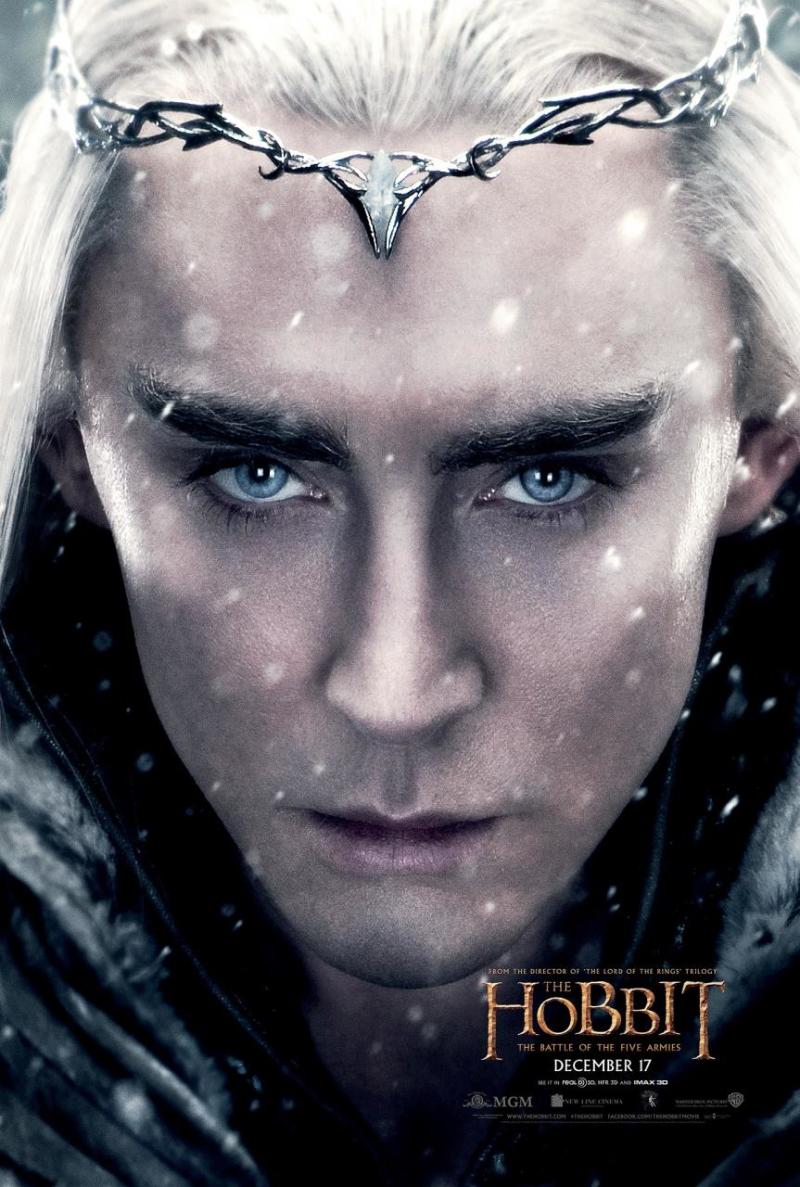 Ook Thranduil krijgt poster 'The Hobbit: Battle of the Five Armies'