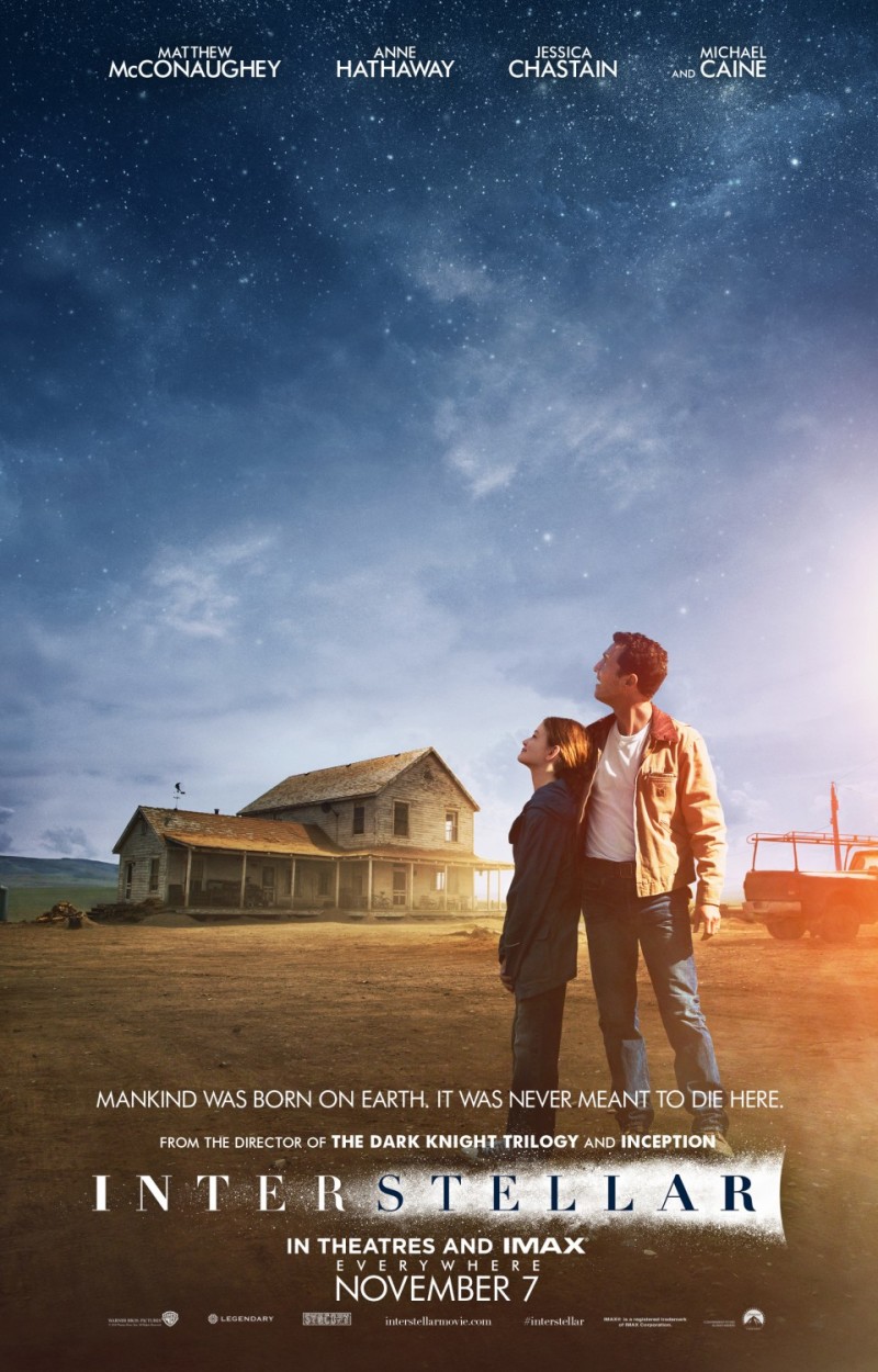 Sterker affiche Christopher Nolans 'Interstellar'