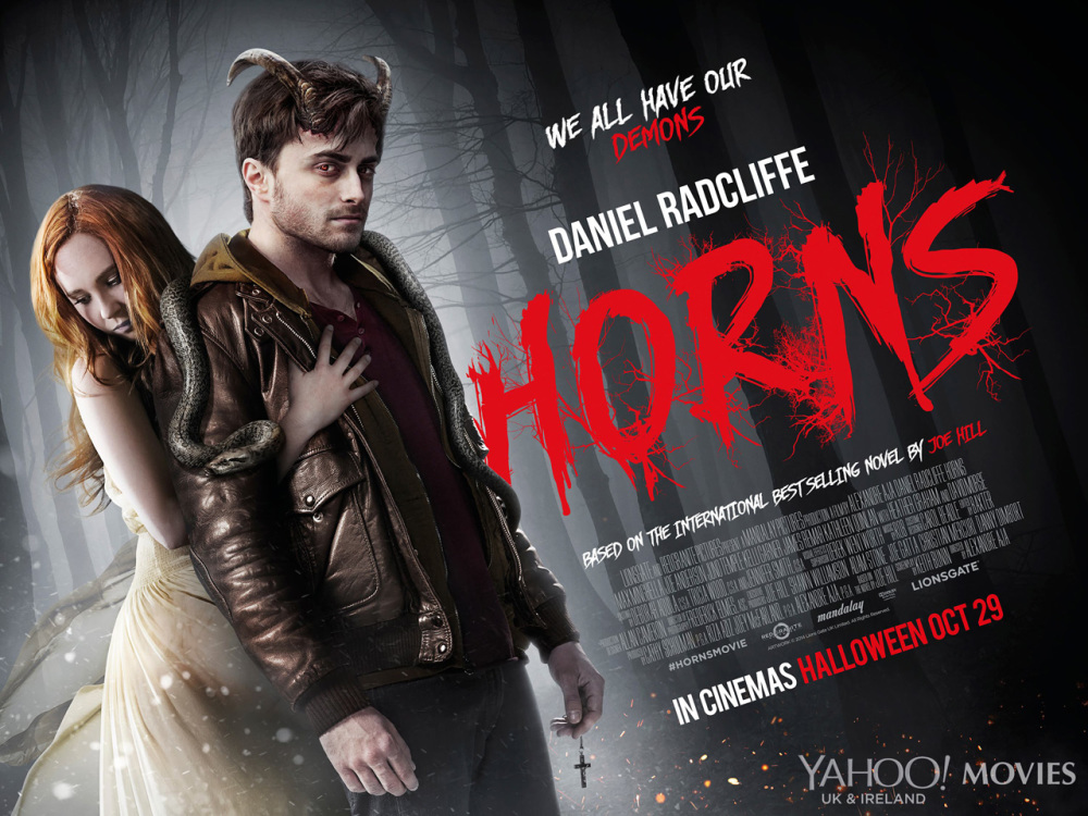 Duivelse Daniel Radcliffe in nieuwe trailer 'Horns'