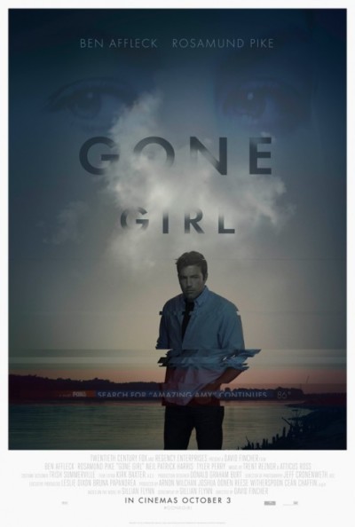 Ben Affleck is zoekende op posters 'Gone Girl'