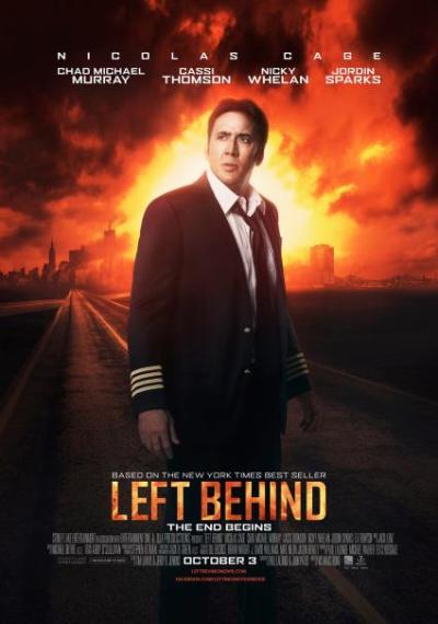 Verbouwereerde Nicolas Cage op nieuwe poster 'Left Behind'