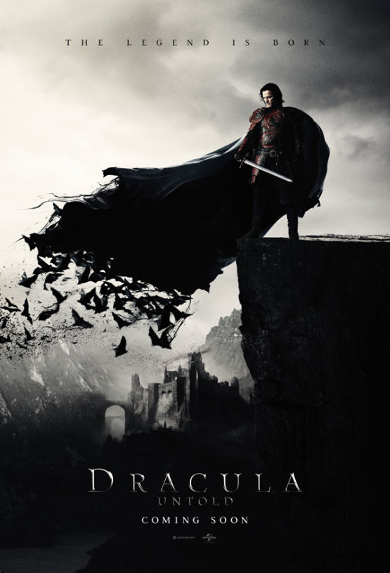 Mooie eerste poster 'Dracula Untold' met Luke Evans