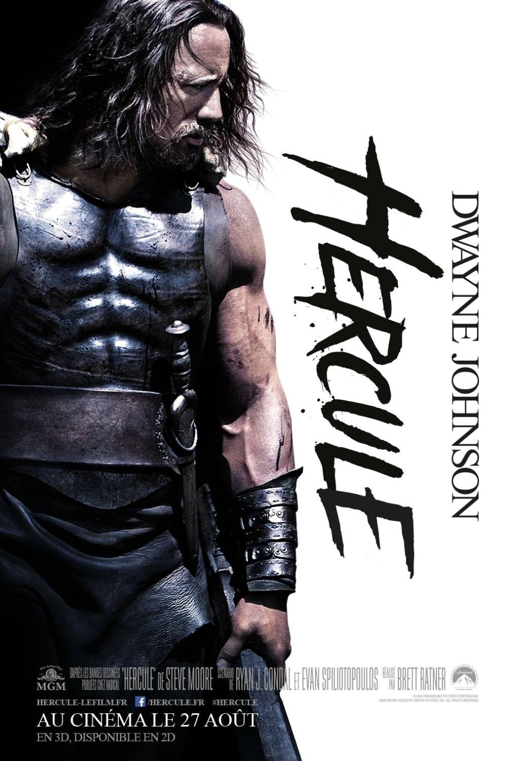 Twee nieuwe posters van Dwayne Johnsons 'Hercules'
