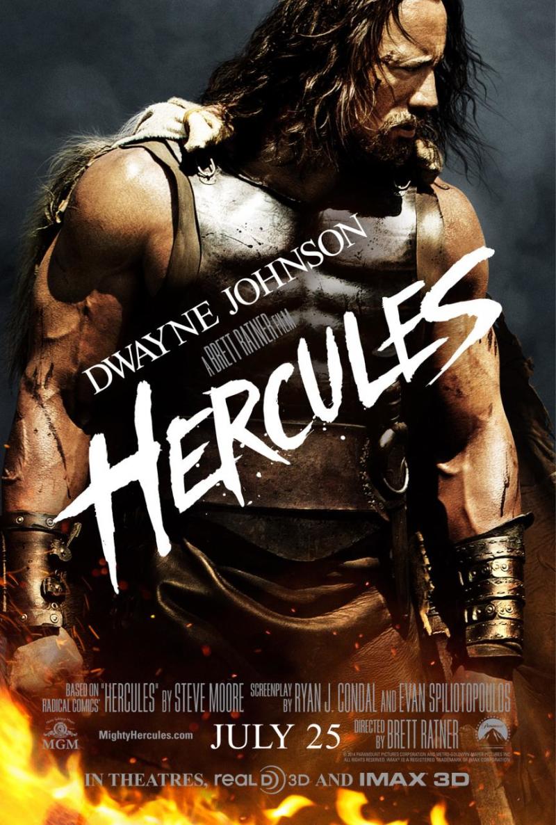 Nieuwe beelden Dwayne Johnsons 'Hercules'