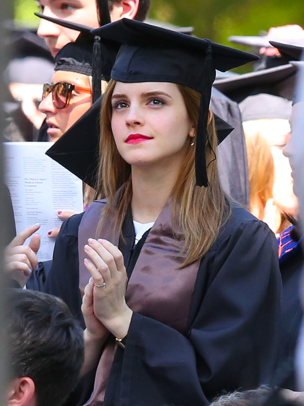 Emma Watson afgestudeerd