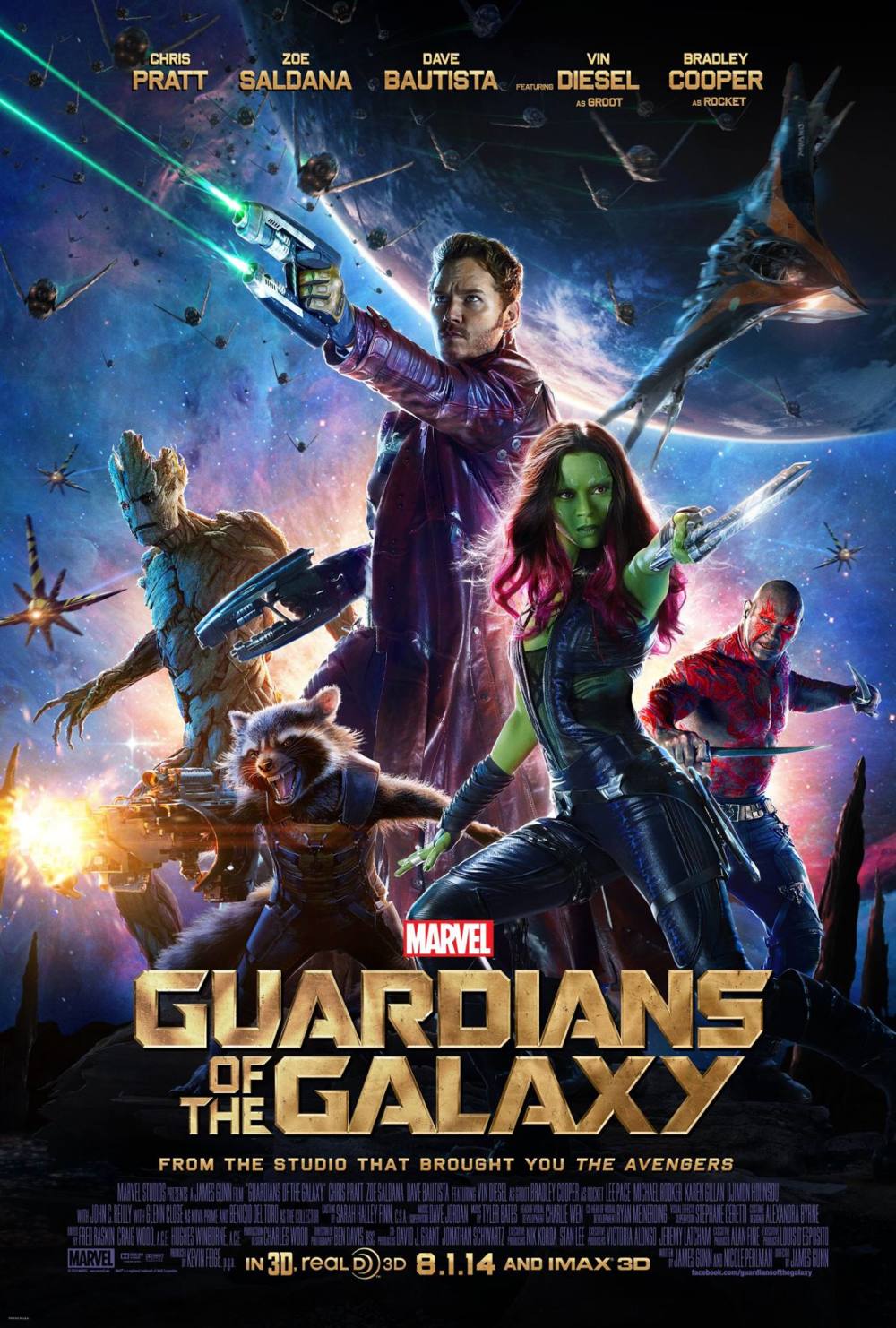 Galactische poster 'Guardians of the Galaxy'