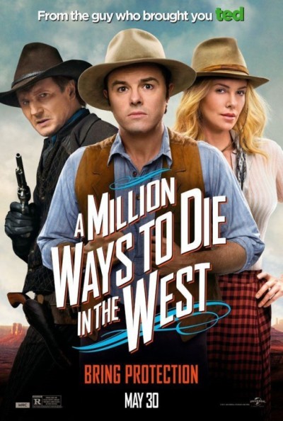 Onvriendelijke cactus-poster + Red Band trailer 'A Million Ways to Die in the West'