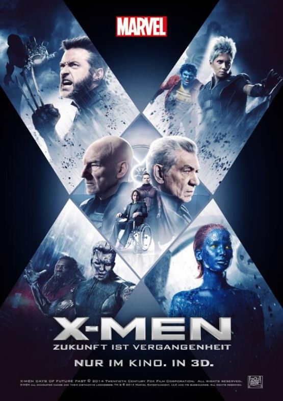 Fraai affiche 'X-Men: Zukunft ist Vergangenheit'