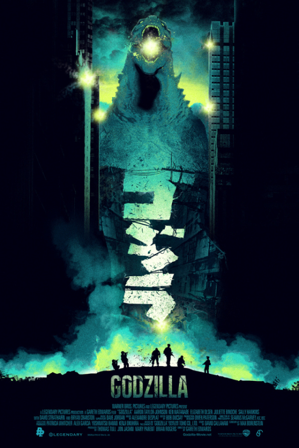 Prachtige fanmade poster 'Godzilla'