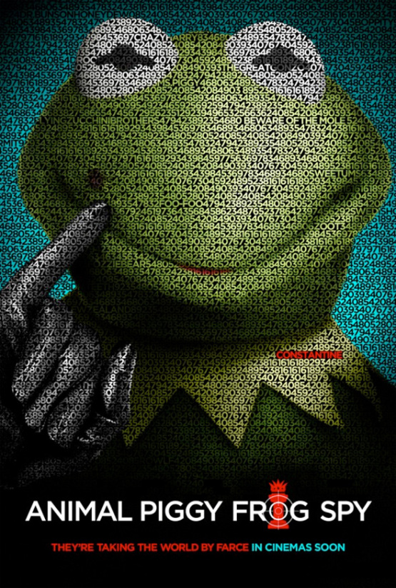 'Muppets Most Wanted' posters parodiëren James Bond en andere spionagethrillers