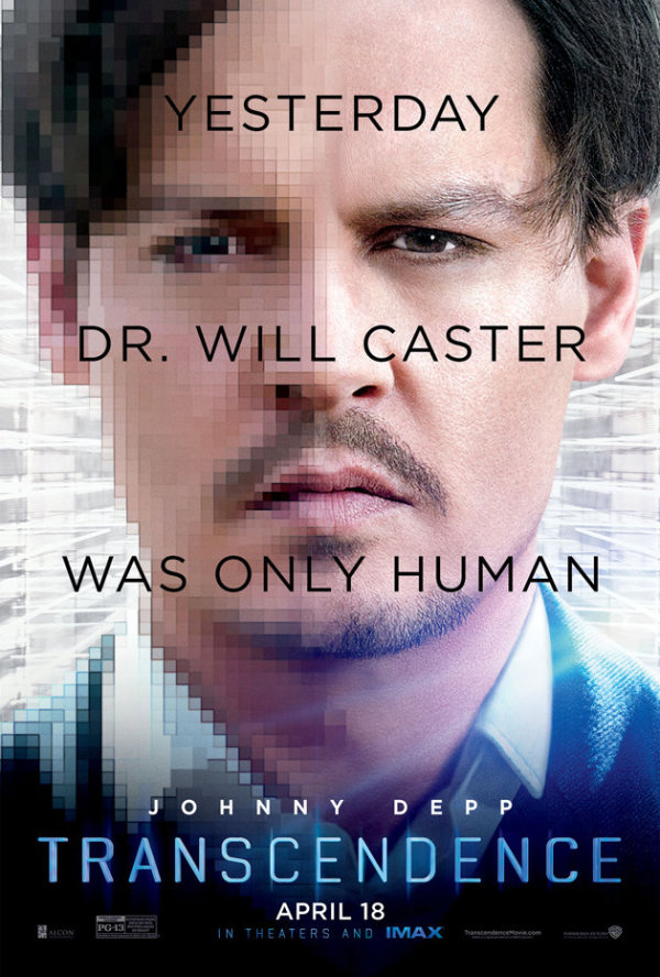 Nieuwe poster 'Transcendence' met Johnny Depp