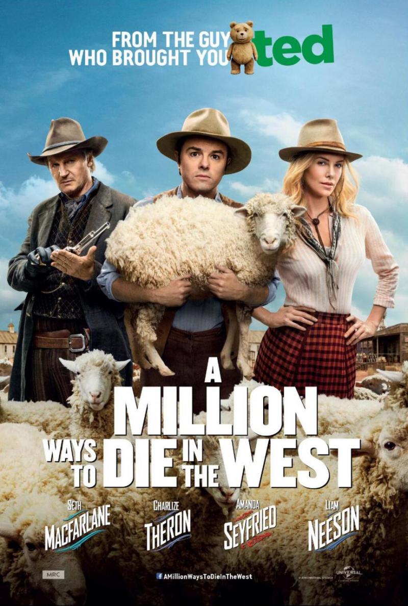 Nieuwe poster 'A Million Ways to Die in the West'