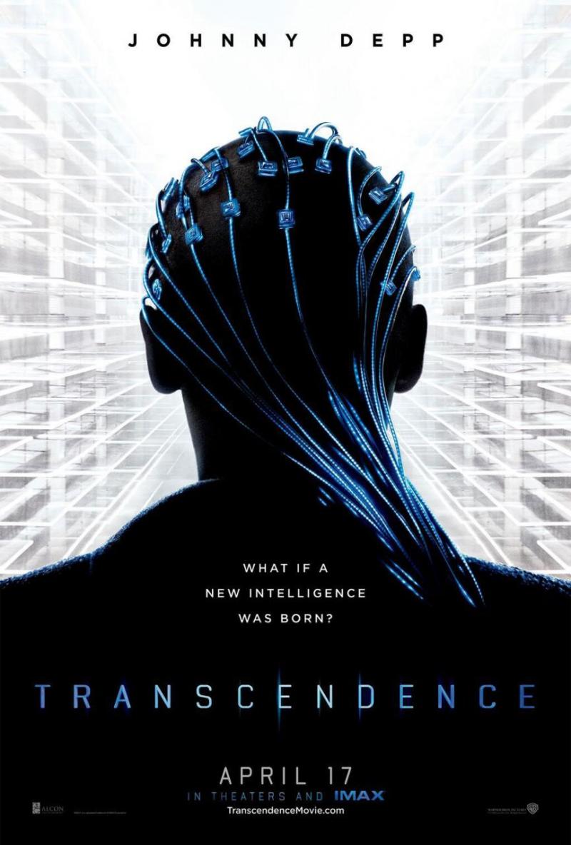 Poster 'Transcendence' met Johnny Depp