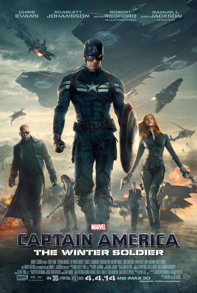 Teaser & ensemble posters 'Captain America: The Winter Soldier'