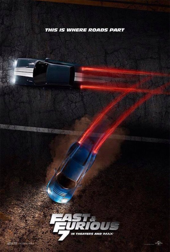 Fraaie fan-made teaserposter 'Fast & Furious 7'