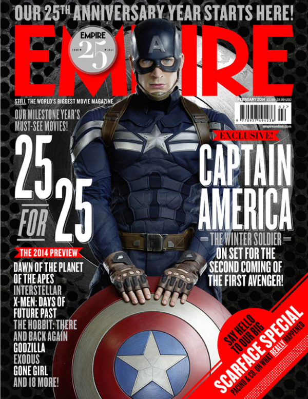 Empire Magazine covers 'Captain America: The Winter Soldier'
