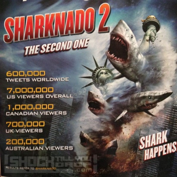 Eerste poster 'Sharknado 2: The Second One'