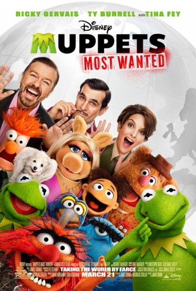 Onthullende poster 'Muppets Most Wanted'