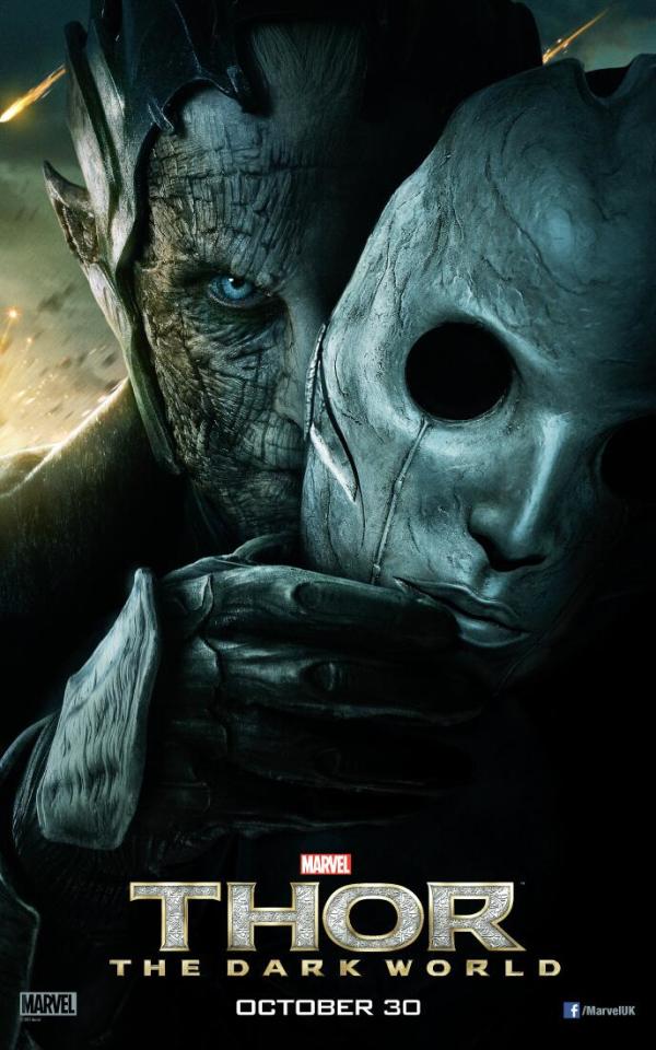 Villain Malekith krijgt eigen poster 'Thor: The Dark World'