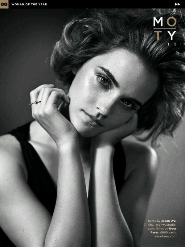 Emma Watson is de GQ Woman of the Year