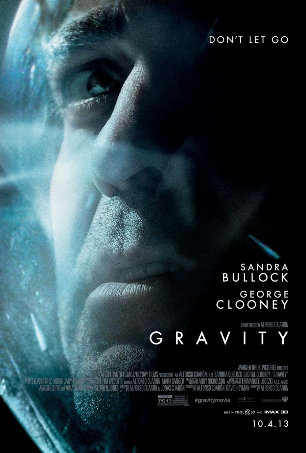 Nieuwe poster van Oscar-kandidaat 'Gravity'