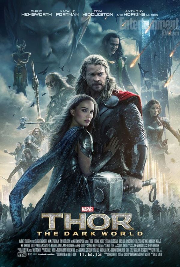 Iedereen komt aan bod in de nieuwe poster voor 'Thor: The Dark World'