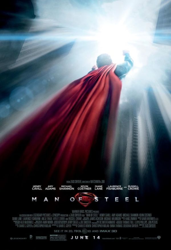 Twee nieuwe posters 'Man of Steel' vliegen online
