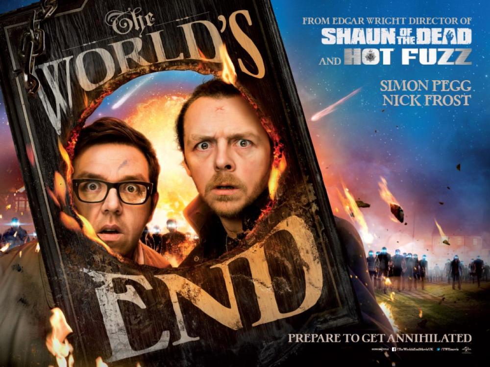 Gloednieuwe poster voor Edgar Wrights 'The World's End'