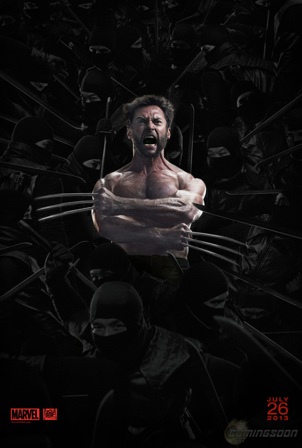 Twee nieuwe posters en acht foto's van 'The Wolverine'