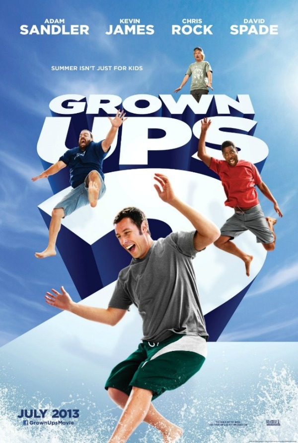 Eerste poster 'Grown Ups 2' met Adam Sandler