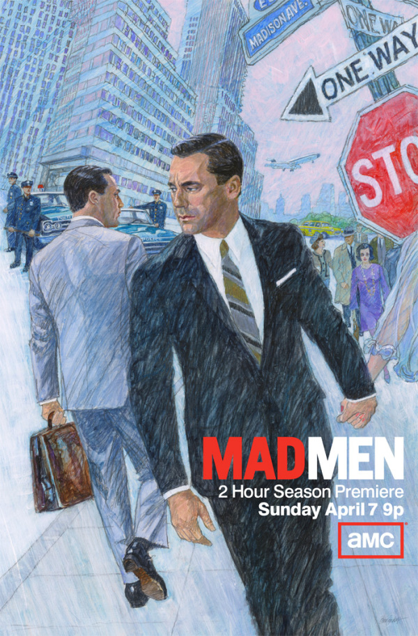 Stijlvolle poster 'Mad Men'