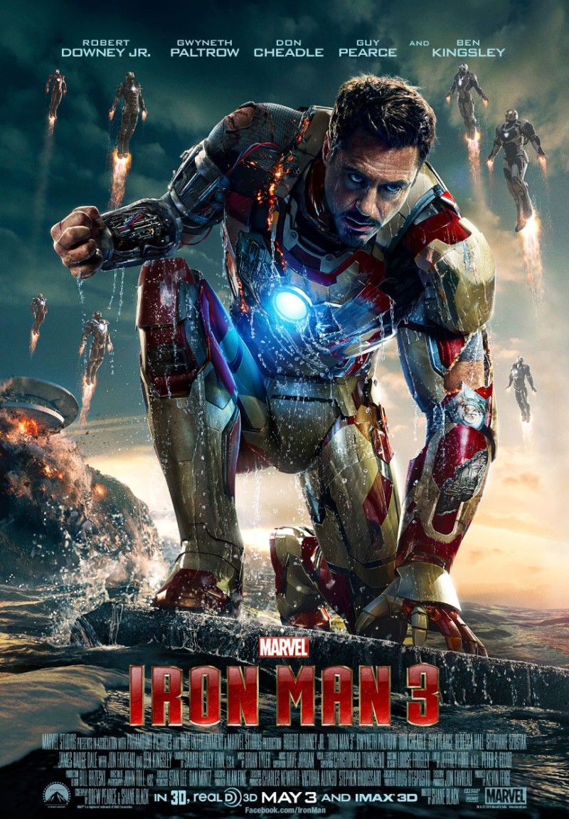 Iron Legion op 'Iron Man 3' poster