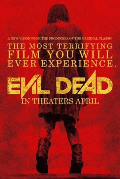 Gruwelijke foto's en poster van 'Evil Dead'