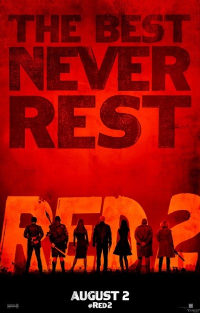 "The Best Never Rest"-poster 'RED 2'