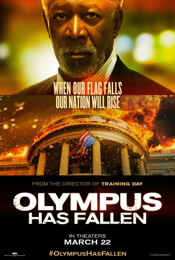 Vier posters actiefilm 'Olympus Has Fallen'