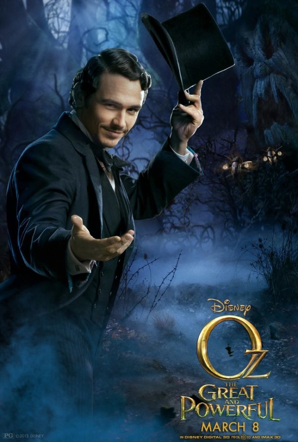 Vier nieuwe posters 'Oz: The Great and Powerful'