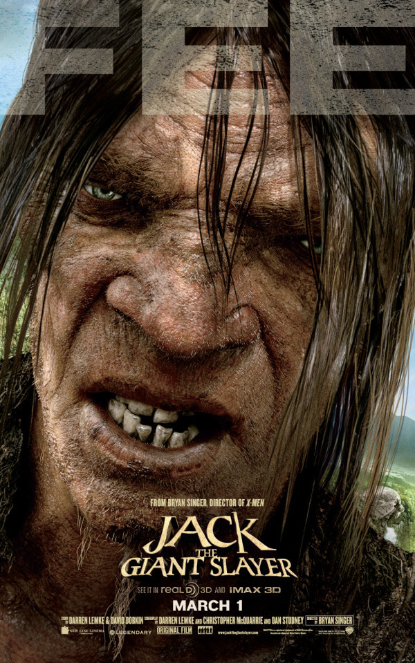 Nog meer lelijke reuzen op posters 'Jack the Giant Slayer'