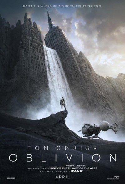 Eerste poster 'Oblivion' met Tom Cruise