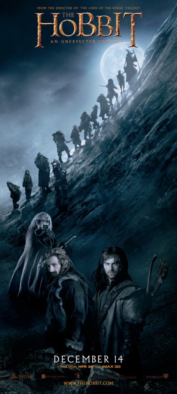 Vier posters & featurette 'The Hobbit: An Unexpected Journey'