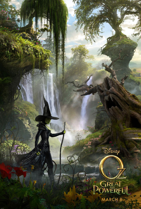 Nieuw artwork 'Oz the Great and Powerful' toont boze heks