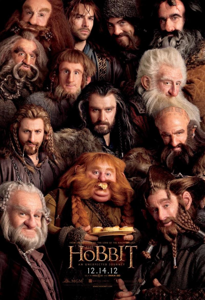 Nieuwe "Dwarves" poster 'The Hobbit: An Unexpected Journey'