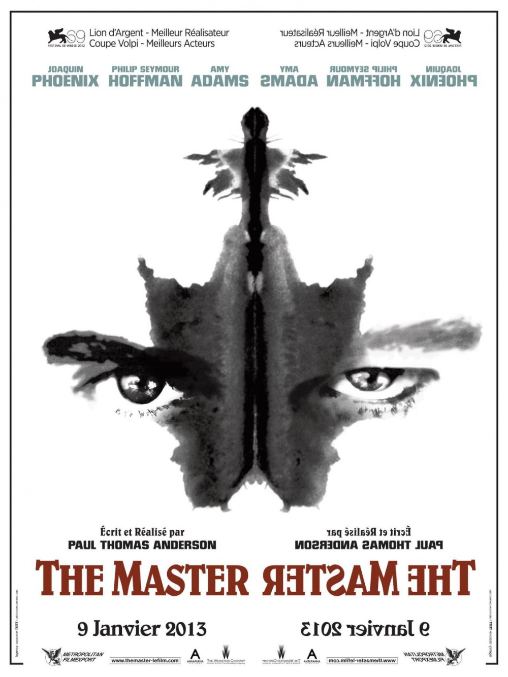 Fraaie Rorschach poster 'The Master'