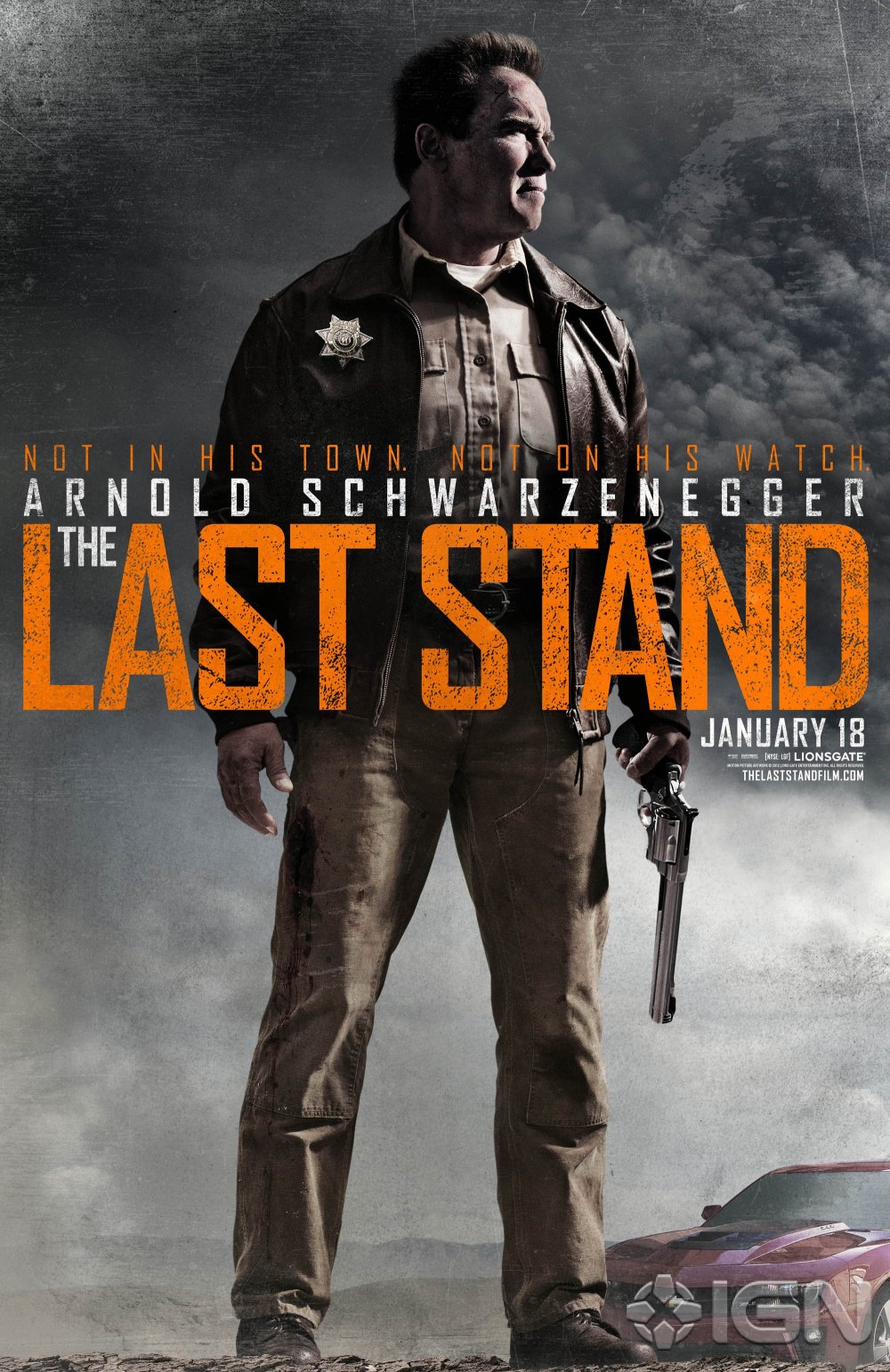 Poster The Last Stand met Arnold Schwarzenegger