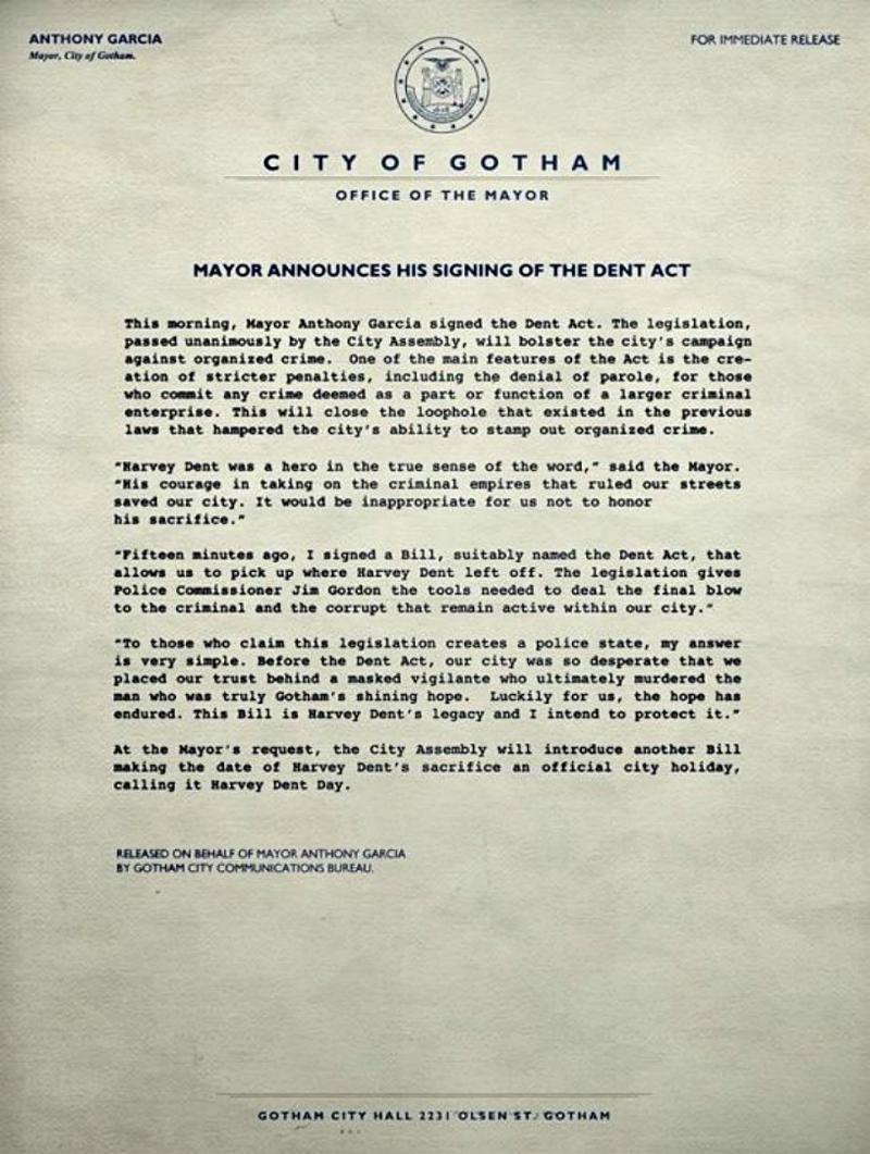 Viral campagne TDKR onthult The Gotham Observer